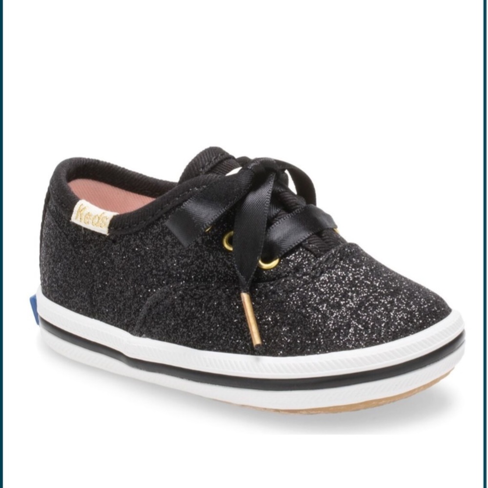 keds x kate glitter crib sneaker